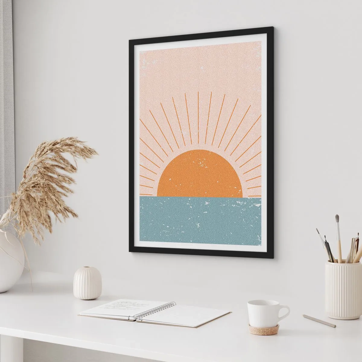 Poster in cornice nera - Miracolo quotidiano - 30x40 cm