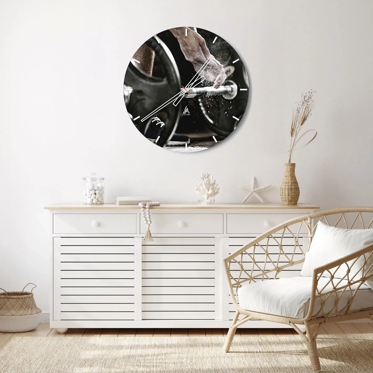 Orologio da parete - Orologio in Vetro - Sfida accettata! - 40x40 cm