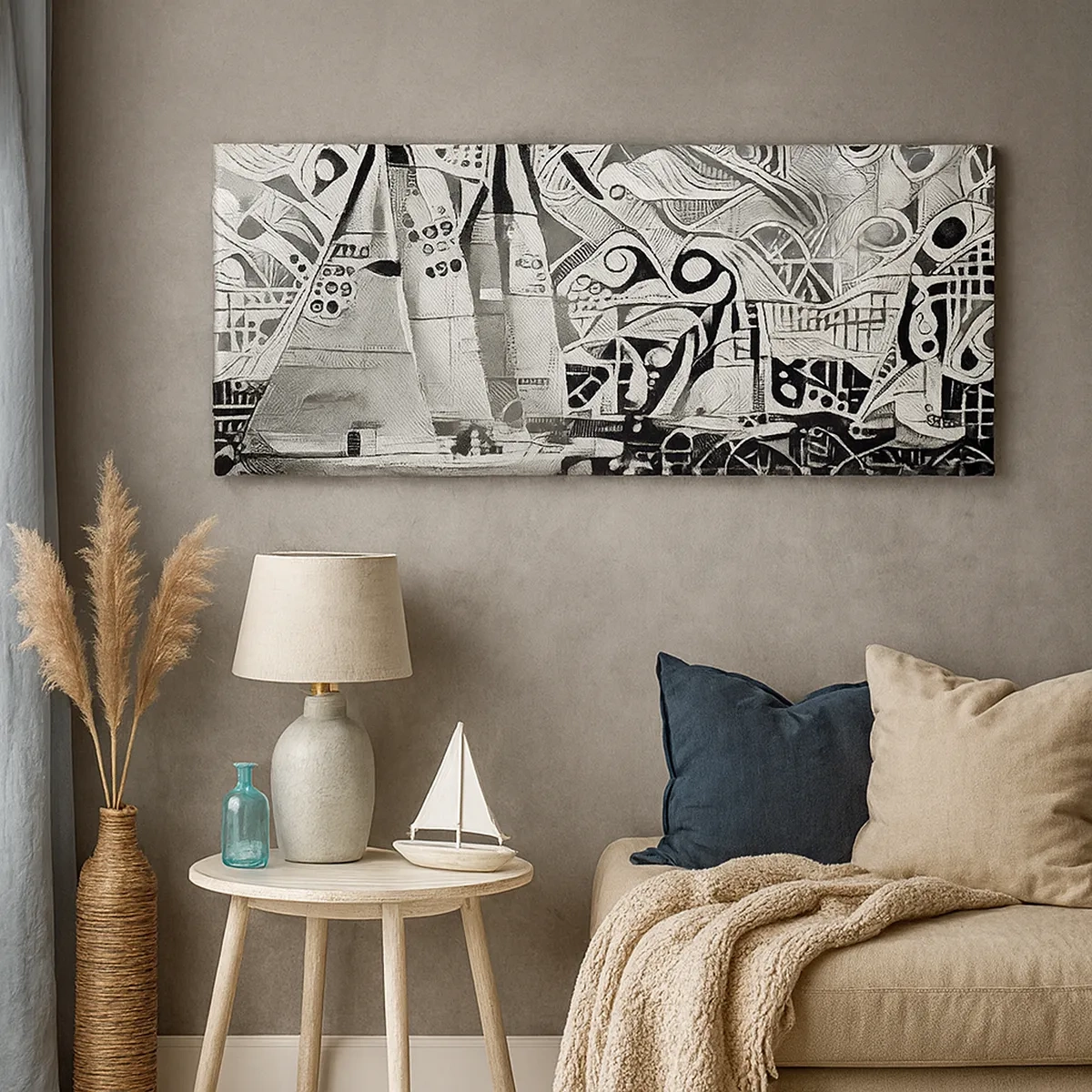 Quadro su tela - Stampe su Tela - Tra le onde - 30x30 cm