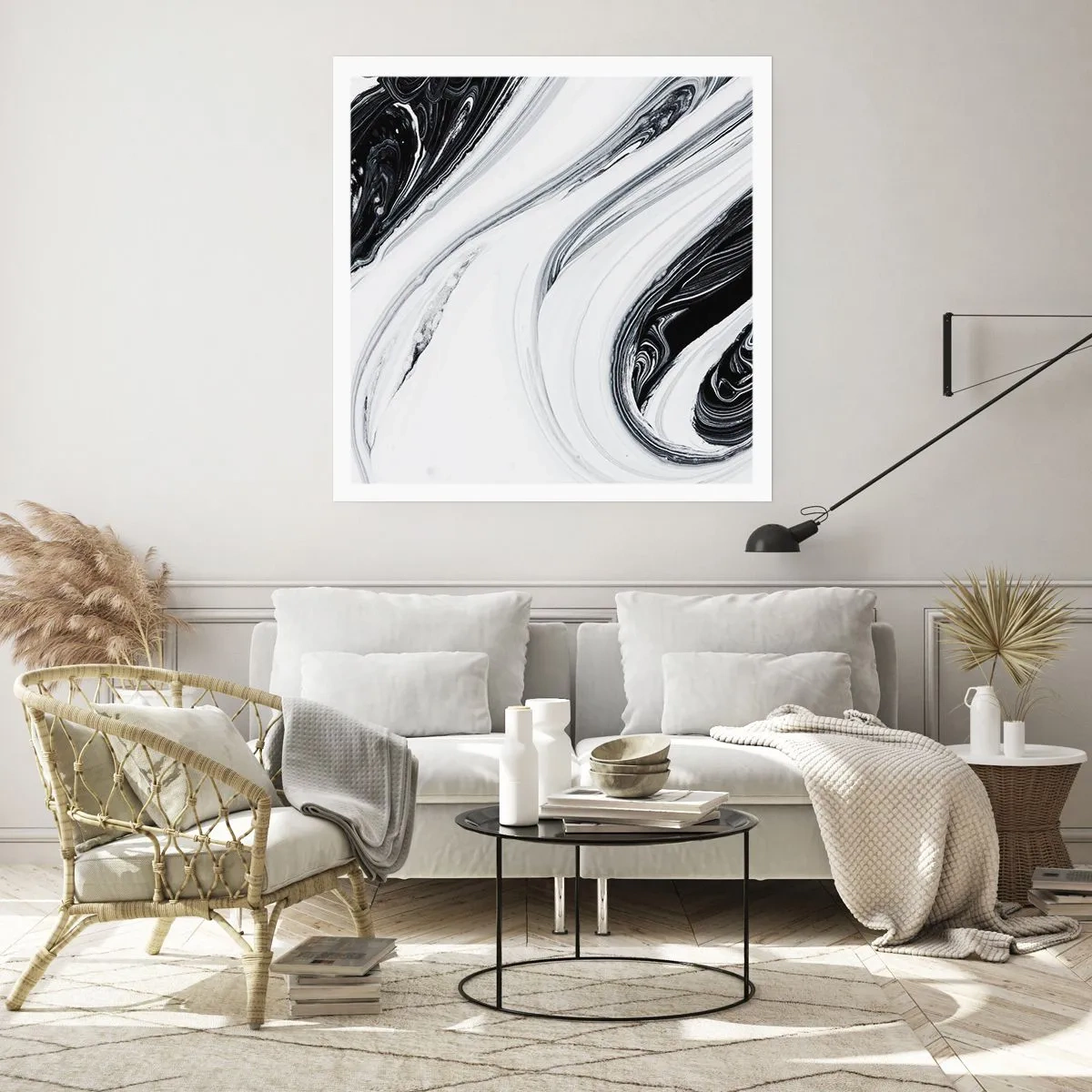 Poster - L'unione degli opposti - 60x60 cm