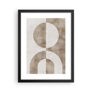 Poster in cornice nera - Analogie e differenze - 30x40 cm