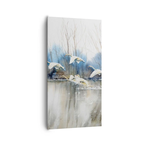Quadro su tela - Stampe su Tela - Come la favola dei cigni selvatici - 65x120 cm