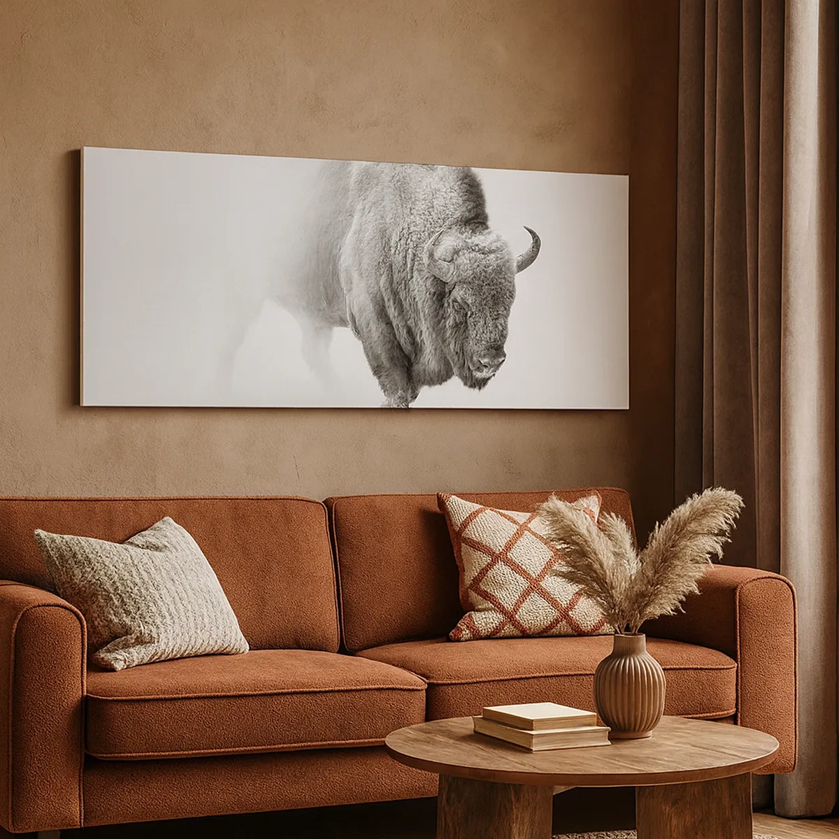 Quadro su tela - Stampe su Tela - Il re della prateria - 30x30 cm