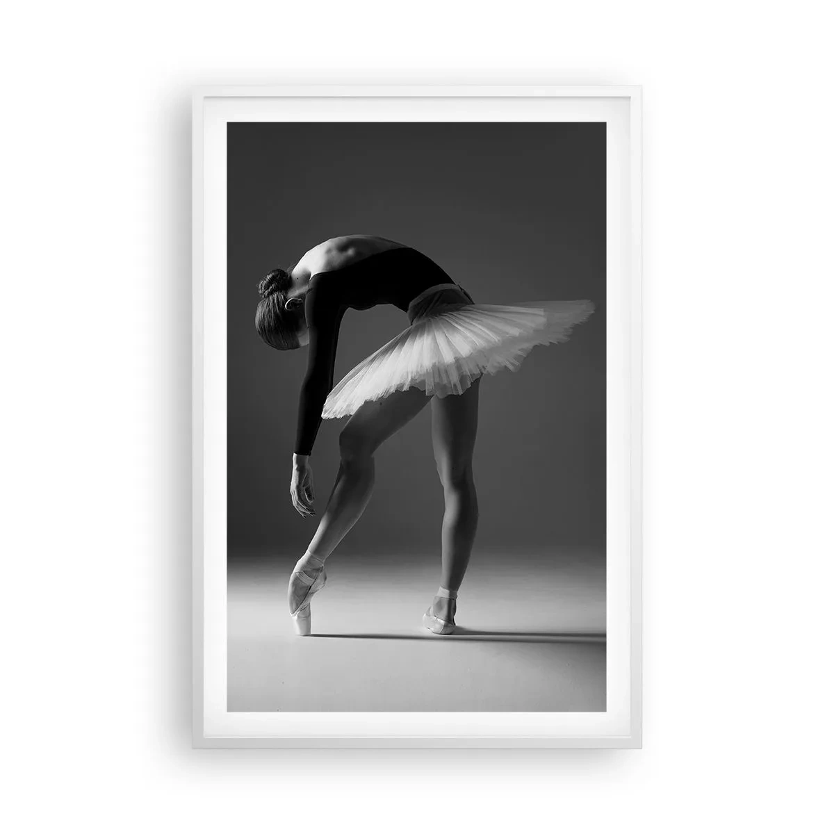 Poster in cornice bianca - Bella ballerina - 61x91 cm