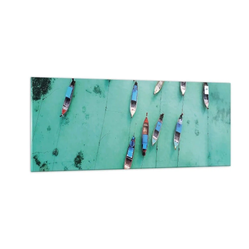 Quadro su vetro - In gioiosa attesa - 100x40 cm