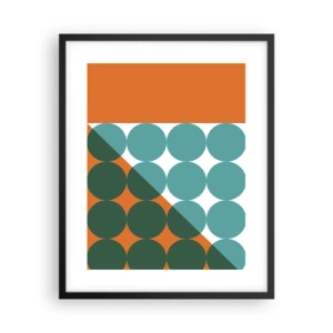 Poster in cornice nera - In alto obliquo - 40x50 cm