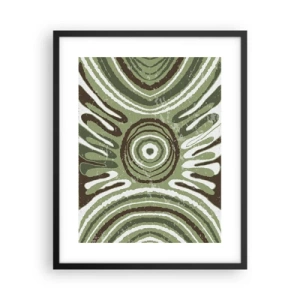 Poster in cornice nera - Esplosione di emozioni - 40x50 cm