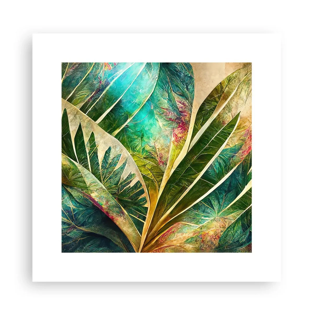 Poster - I colori dei tropici - 30x30 cm