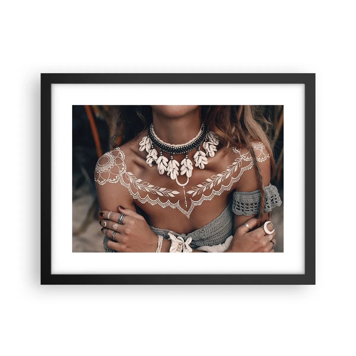 Poster in cornice nera - Talismani, rituali di femminilità - 40x30 cm