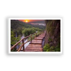 Poster in cornice bianca - Una bellezza incredibile - 91x61 cm