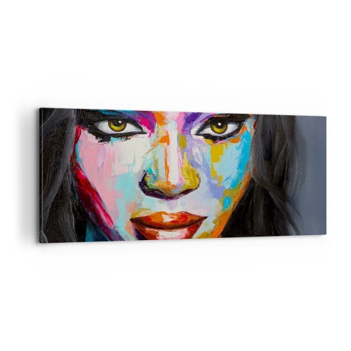 Quadro su tela - Stampe su Tela - Non si può staccare lo sguardo - 100x40 cm