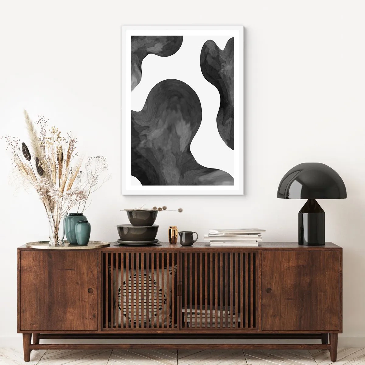 Poster in cornice bianca - Via Lattea - 50x70 cm