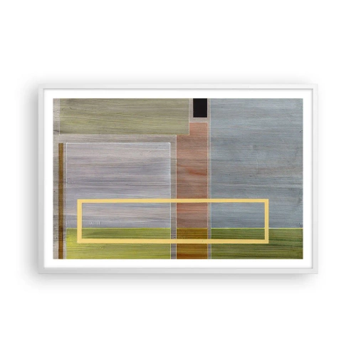 Poster in cornice bianca - Semplice e tranquillo - 91x61 cm
