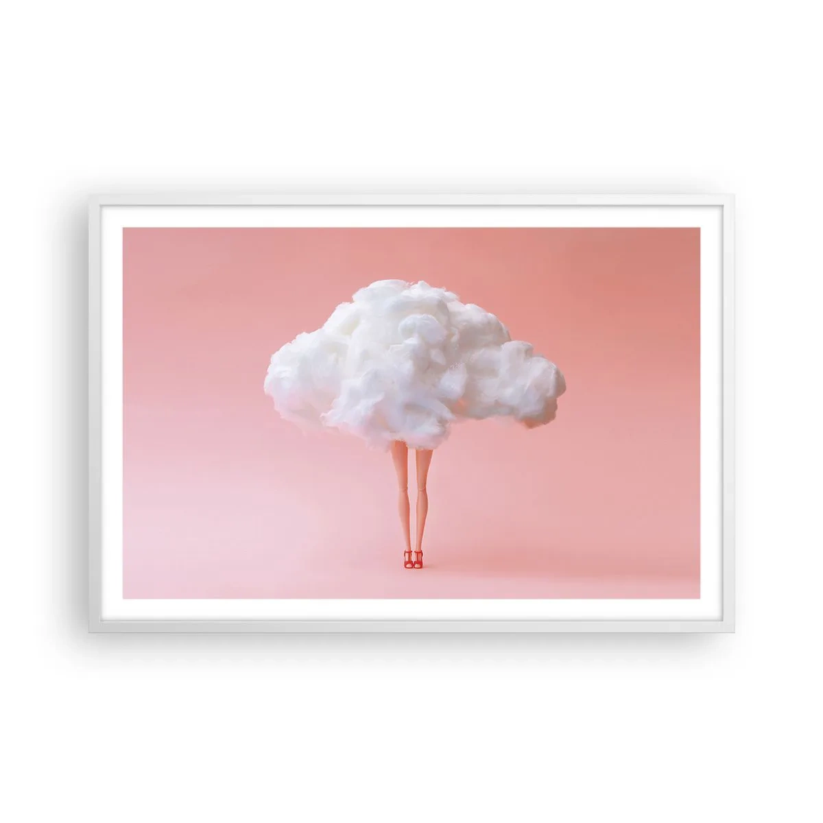 Poster in cornice bianca - Dolce promessa - 91x61 cm