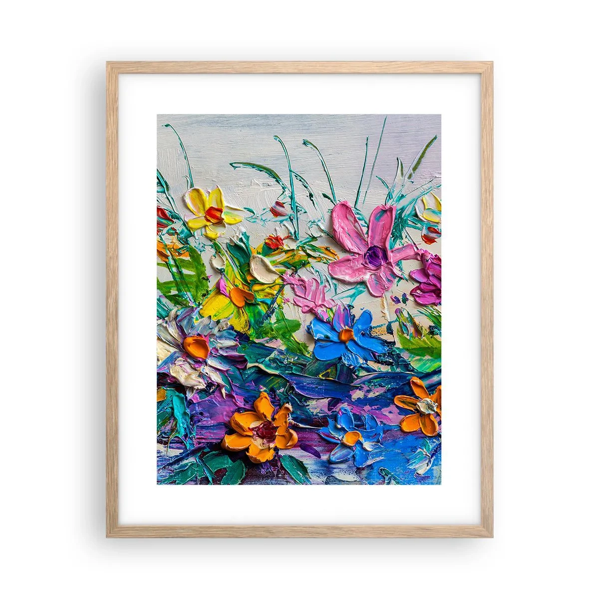 Poster in cornice rovere chiaro - Natura per niente morta - 40x50 cm