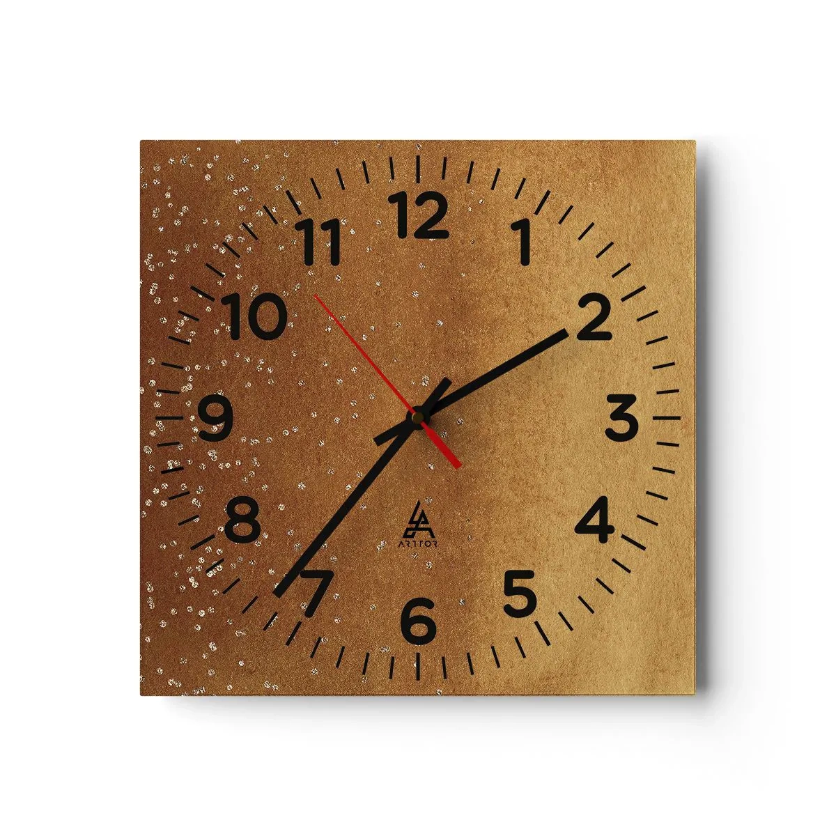 Orologio da parete - Orologio in Vetro - La nascita della luce - 30x30 cm