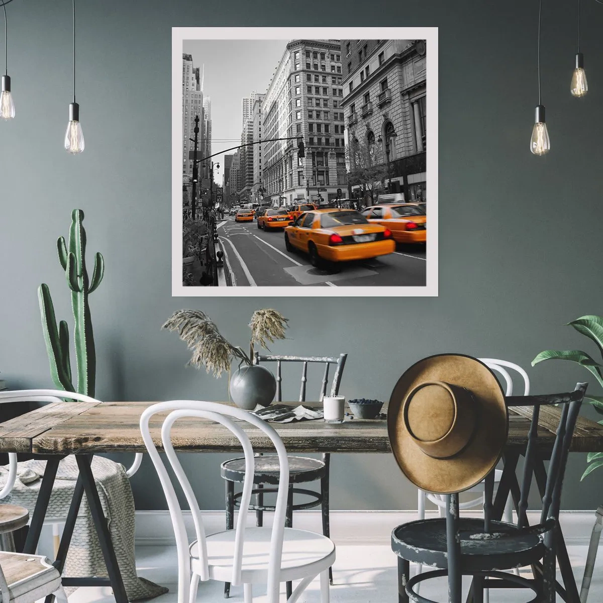 Poster - Il sole della grande città - 40x40 cm