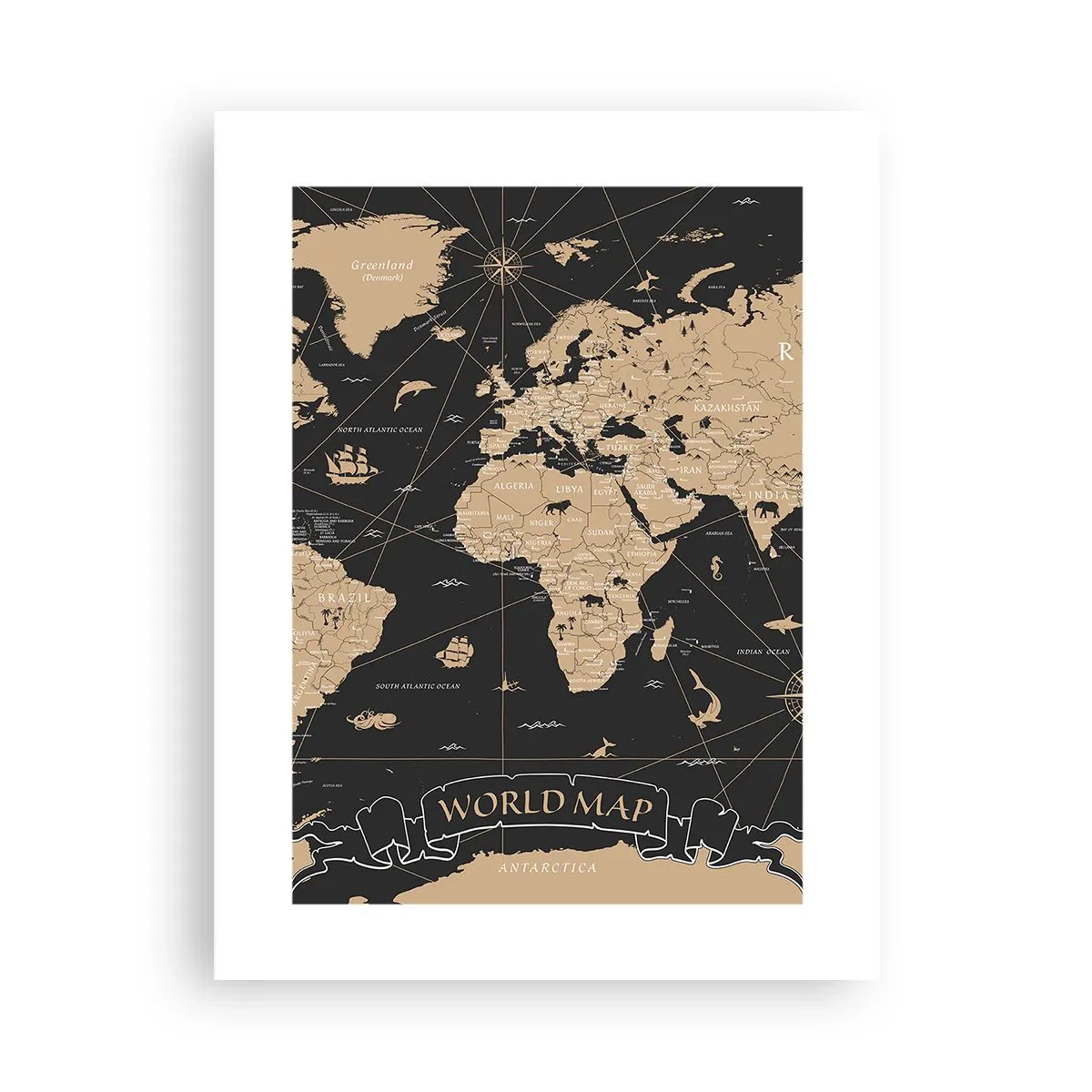 Poster - I confini del mio mondo - 30x40 cm