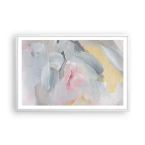 Poster in cornice bianca - Nel mondo pastello - 91x61 cm