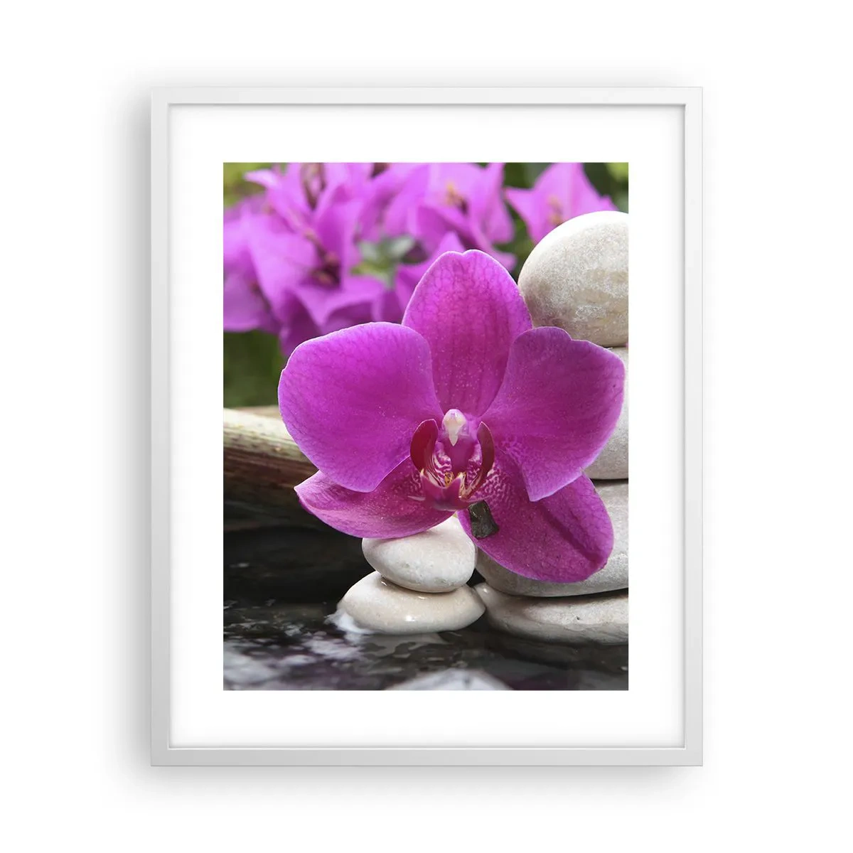 Poster in cornice bianca - E già ti riposi - 40x50 cm