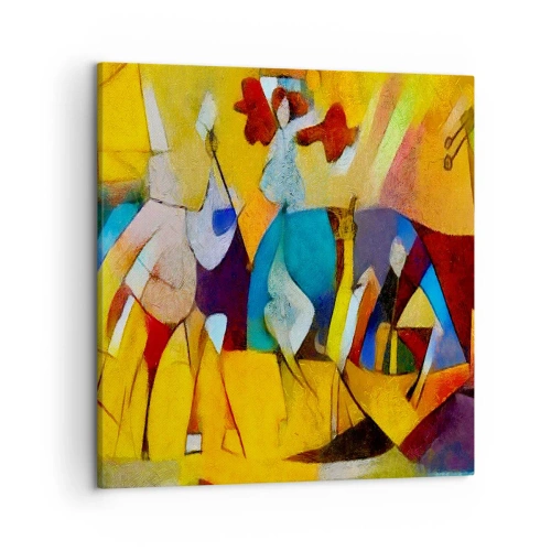 Quadro su tela - Stampe su Tela - Sole - vita - gioia - 50x50 cm
