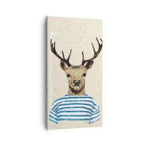 Quadro su tela - Stampe su Tela - Mi piacciono le camicie a righe! - 55x100 cm