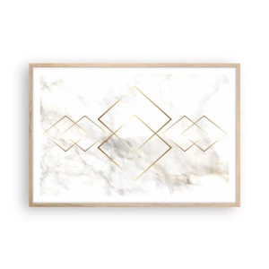 Poster in cornice rovere chiaro - Vista sull'infinito - 91x61 cm