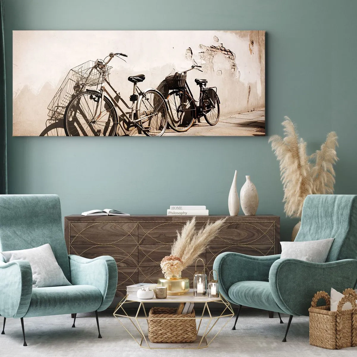 Quadro su tela - Stampe su Tela - L'indimenticabile bellezza del passato - 100x40 cm