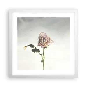 Poster in cornice bianca - Il benvenuto alla primavera - 40x40 cm