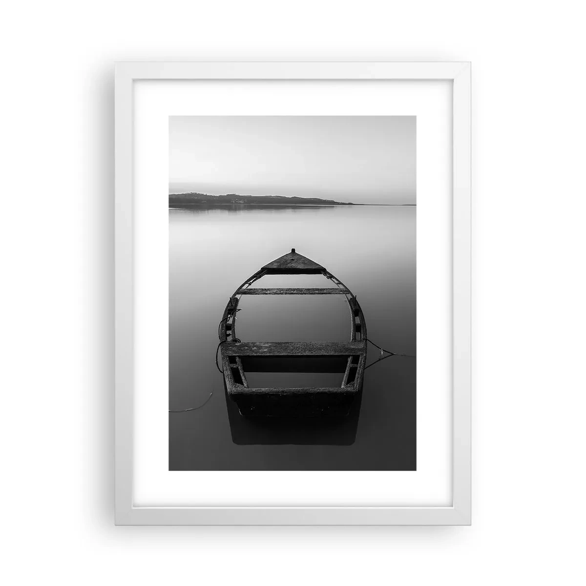 Poster in cornice bianca - Nostalgia e malinconia - 30x40 cm