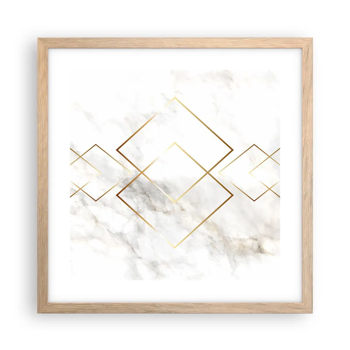 Poster in cornice rovere chiaro - Vista sull'infinito - 40x40 cm