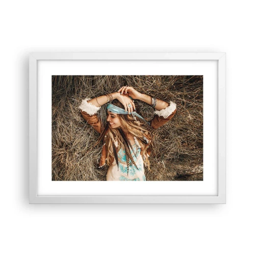 Poster in cornice bianca - Verso gli anni dell'amore - 40x30 cm