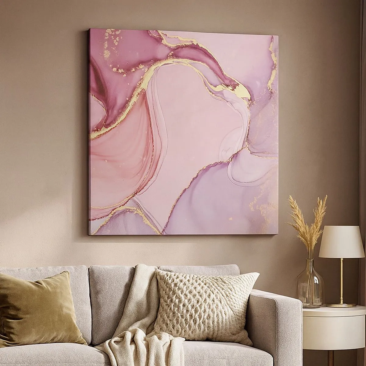 Quadro su tela - Stampe su Tela - La carezza dei colori - 30x30 cm