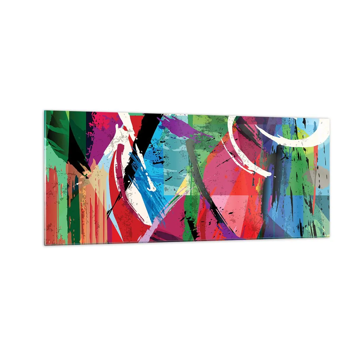 Quadro su vetro - Veloce, vivo e saltellante - 100x40 cm