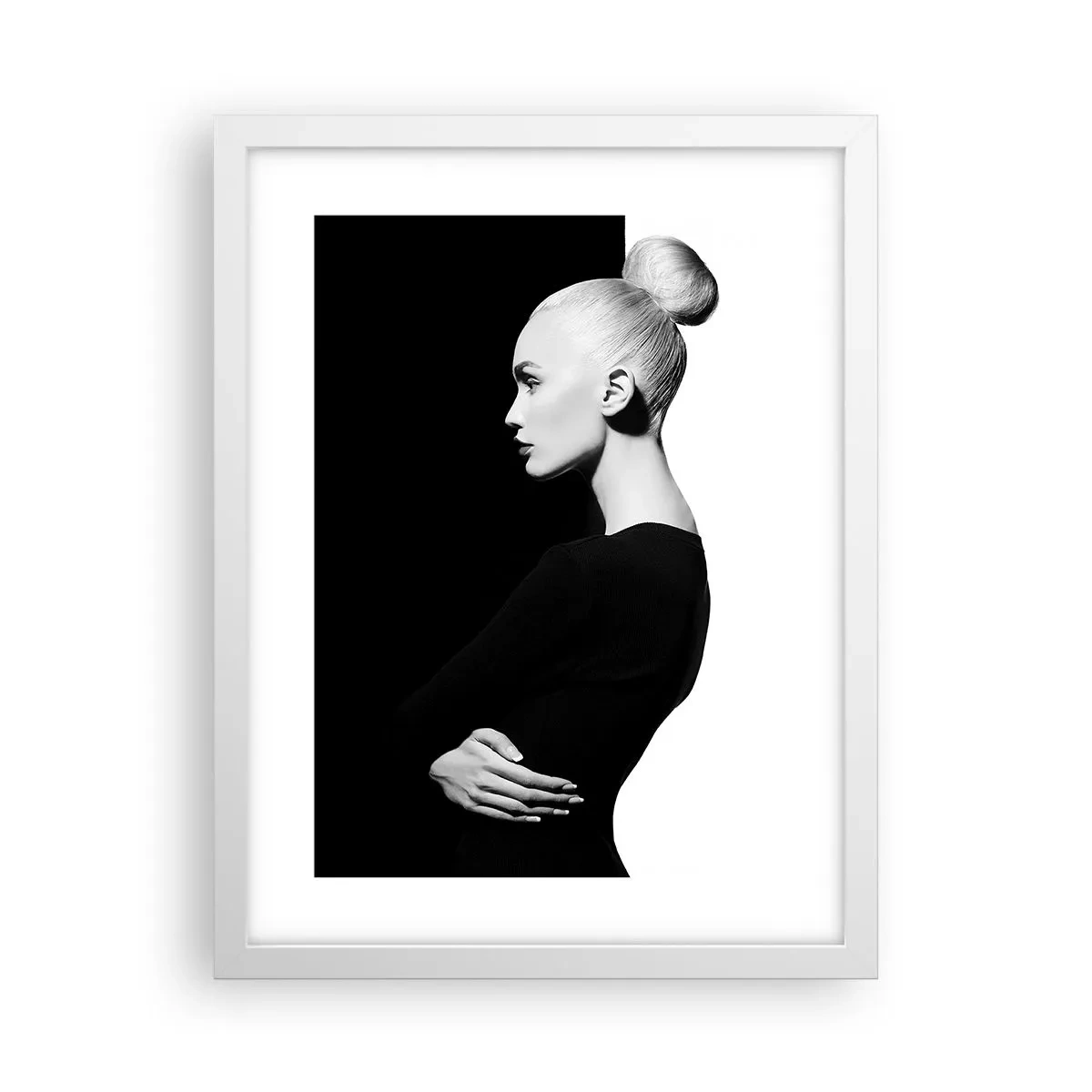 Poster in cornice bianca - Semplicemente donna - 30x40 cm