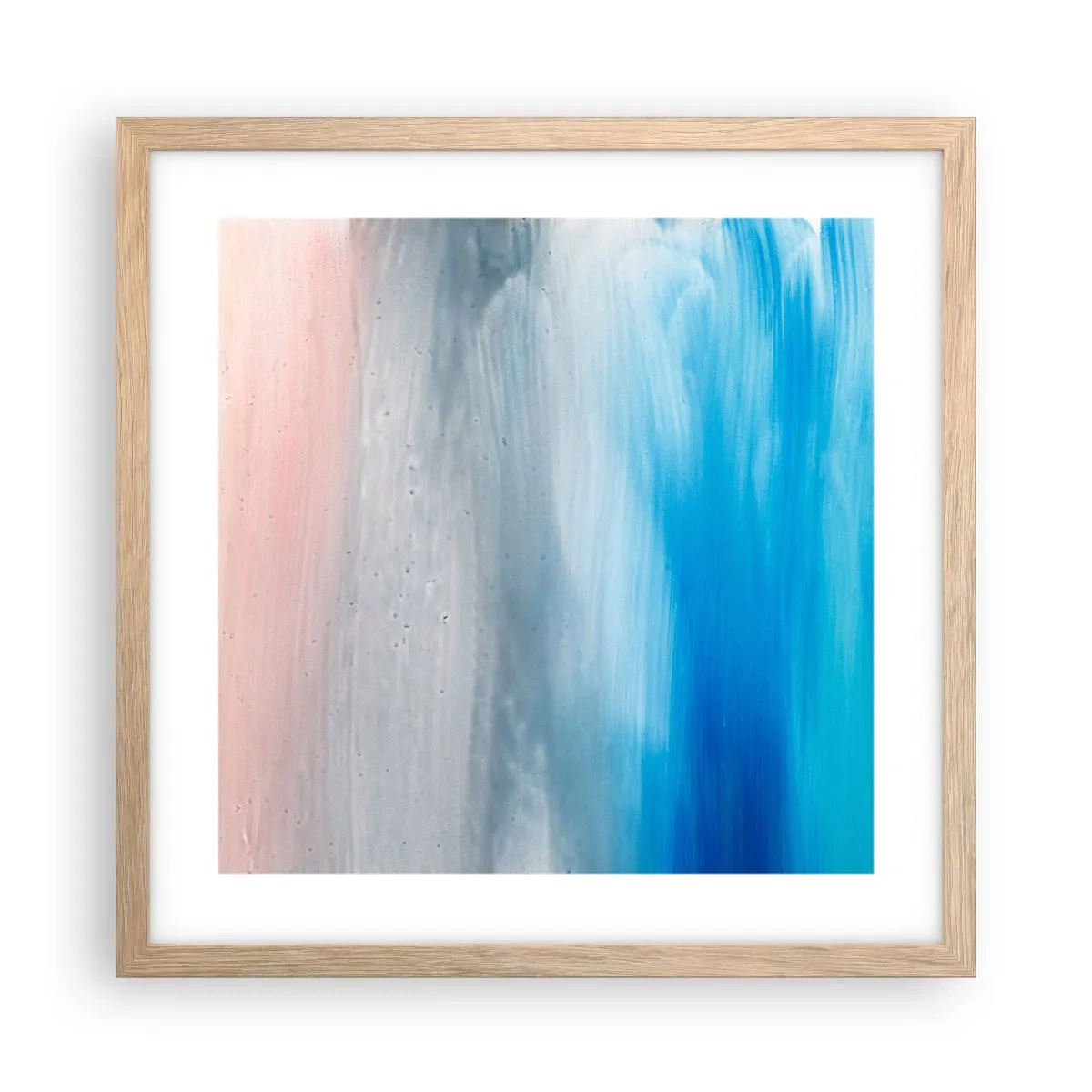 Poster in cornice rovere chiaro - Gli elementi: l'aria - 40x40 cm