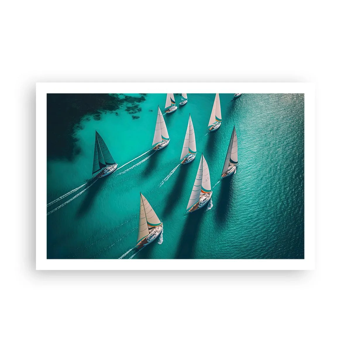 Poster - In gara con il vento - 91x61 cm