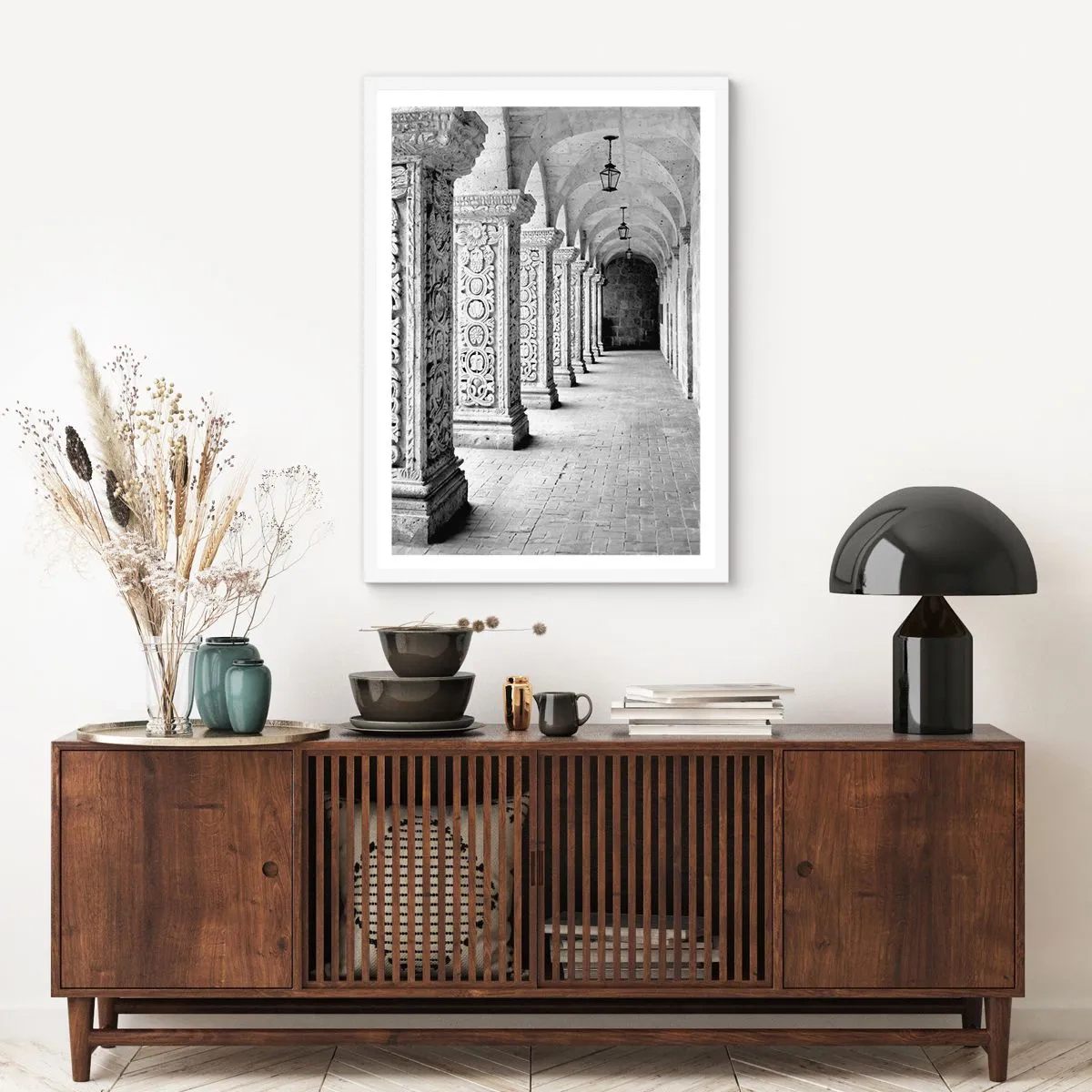 Poster in cornice bianca - Dove porterà? - 50x70 cm