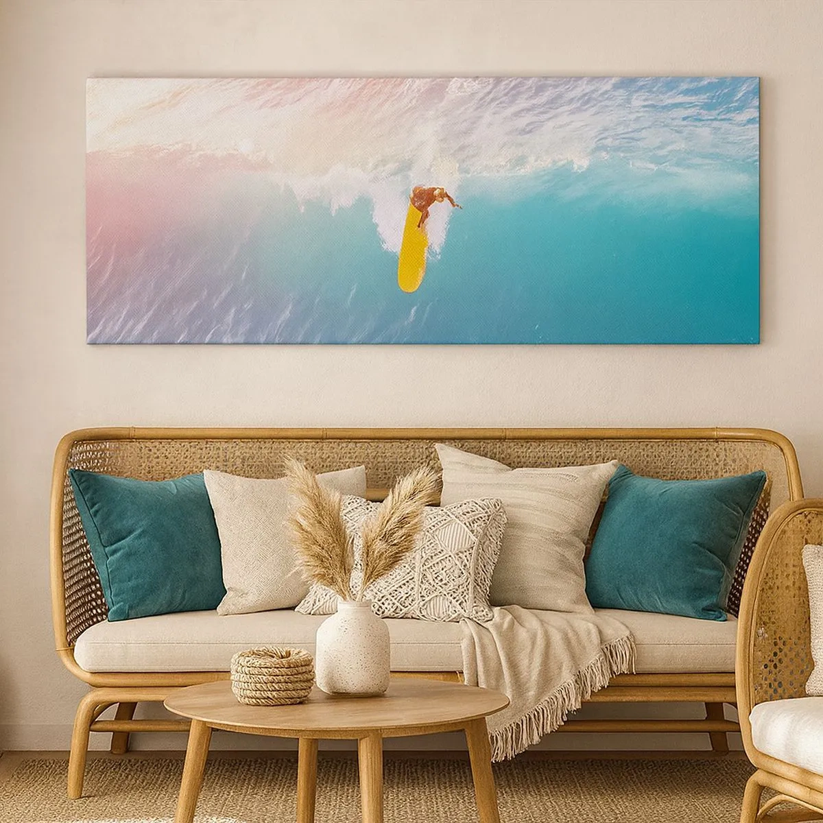 Quadro su tela - Stampe su Tela - Il cavaliere dell'oceano - 100x40 cm