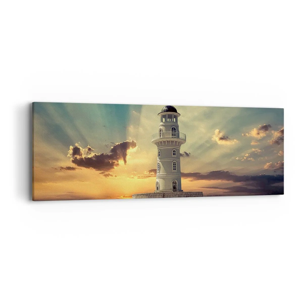 Quadro su tela - Stampe su Tela - Luce - Bontà - Bellezza - 90x30 cm