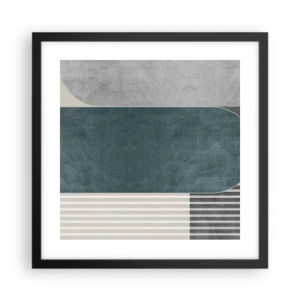 Poster in cornice nera - Composizione orizzontale  - 40x40 cm