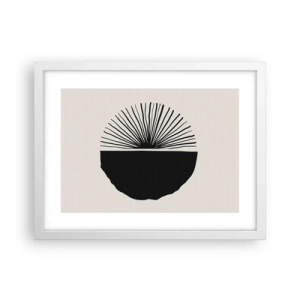 Poster in cornice bianca - Ventaglio di possibilità - 40x30 cm