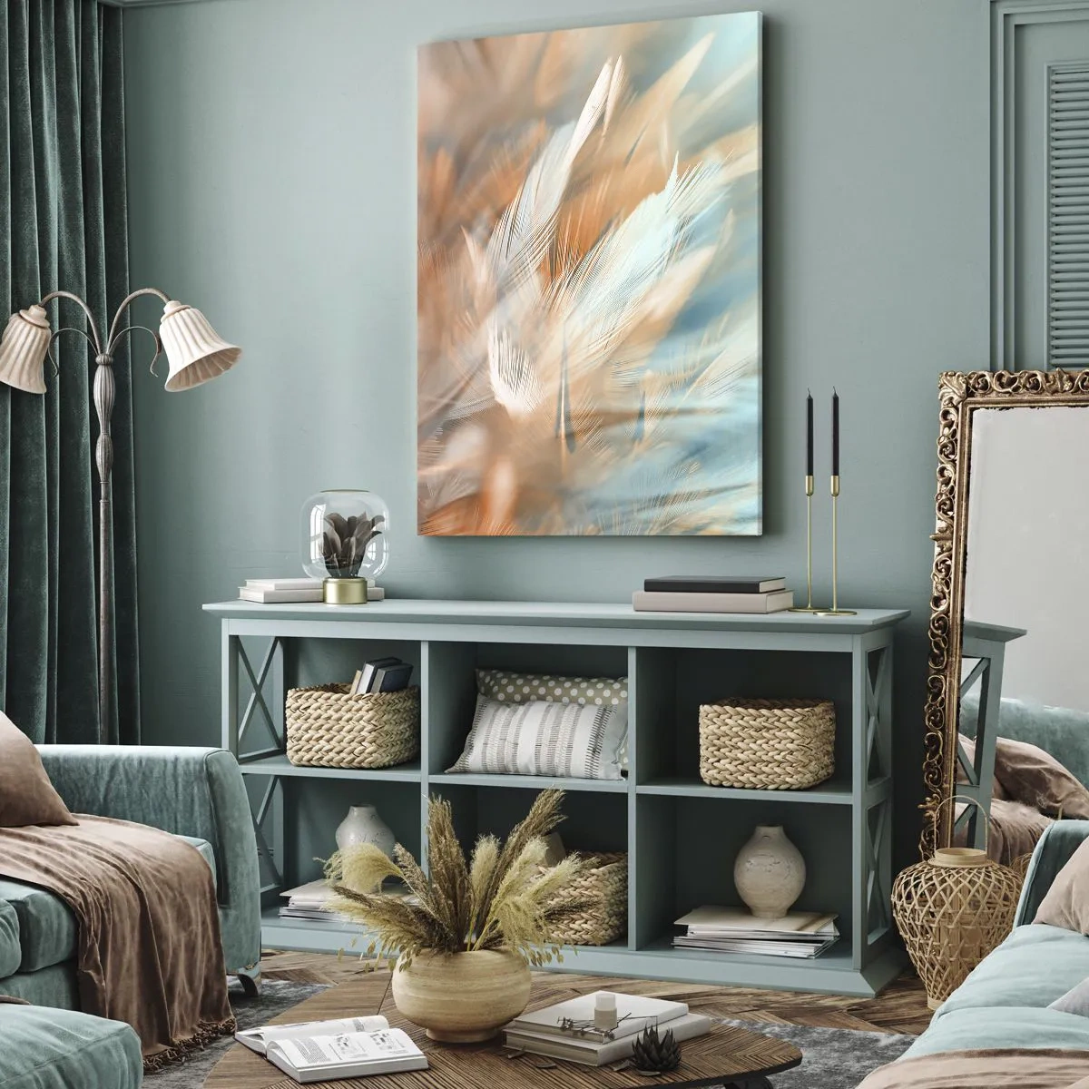 Quadro su tela - Stampe su Tela - Nel paese della mitezza - 65x120 cm