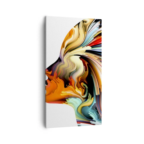 Quadro su tela - Stampe su Tela - Esplosione di fantasia - 45x80 cm