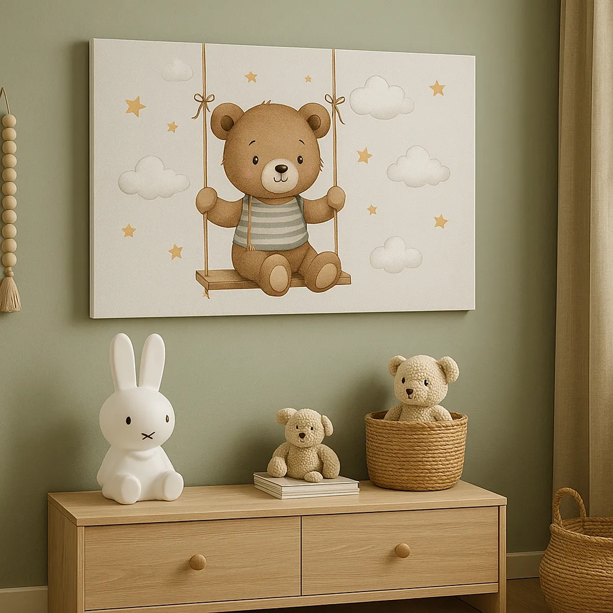 Quadro su tela - Stampe su Tela - La corsa verso la luce - 30x30 cm