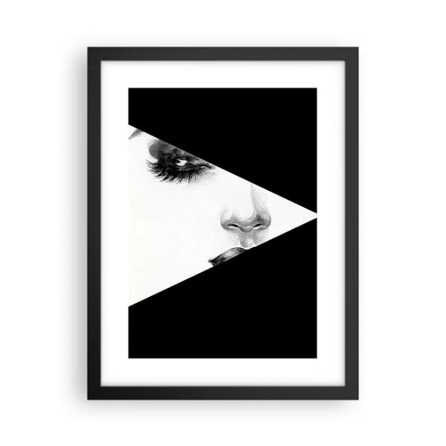 Poster in cornice nera - Sempre da scoprire - 30x40 cm