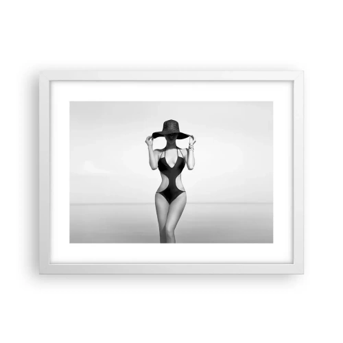 Poster in cornice bianca - Il mio nome è Eleganza - 40x30 cm