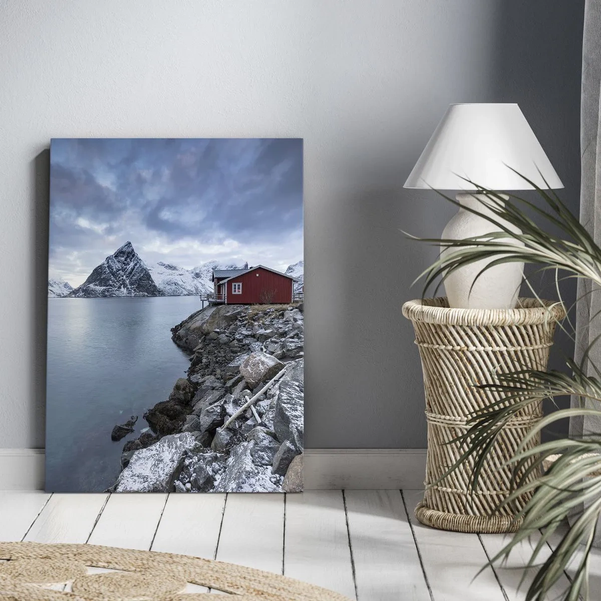 Quadro su tela - Stampe su Tela - Rifugio scandinavo - 45x80 cm