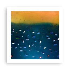 Poster - Il gioco delle vacanze - 50x50 cm