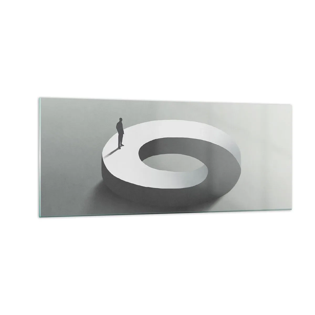Quadro su vetro - Prova a cavartela - 100x40 cm